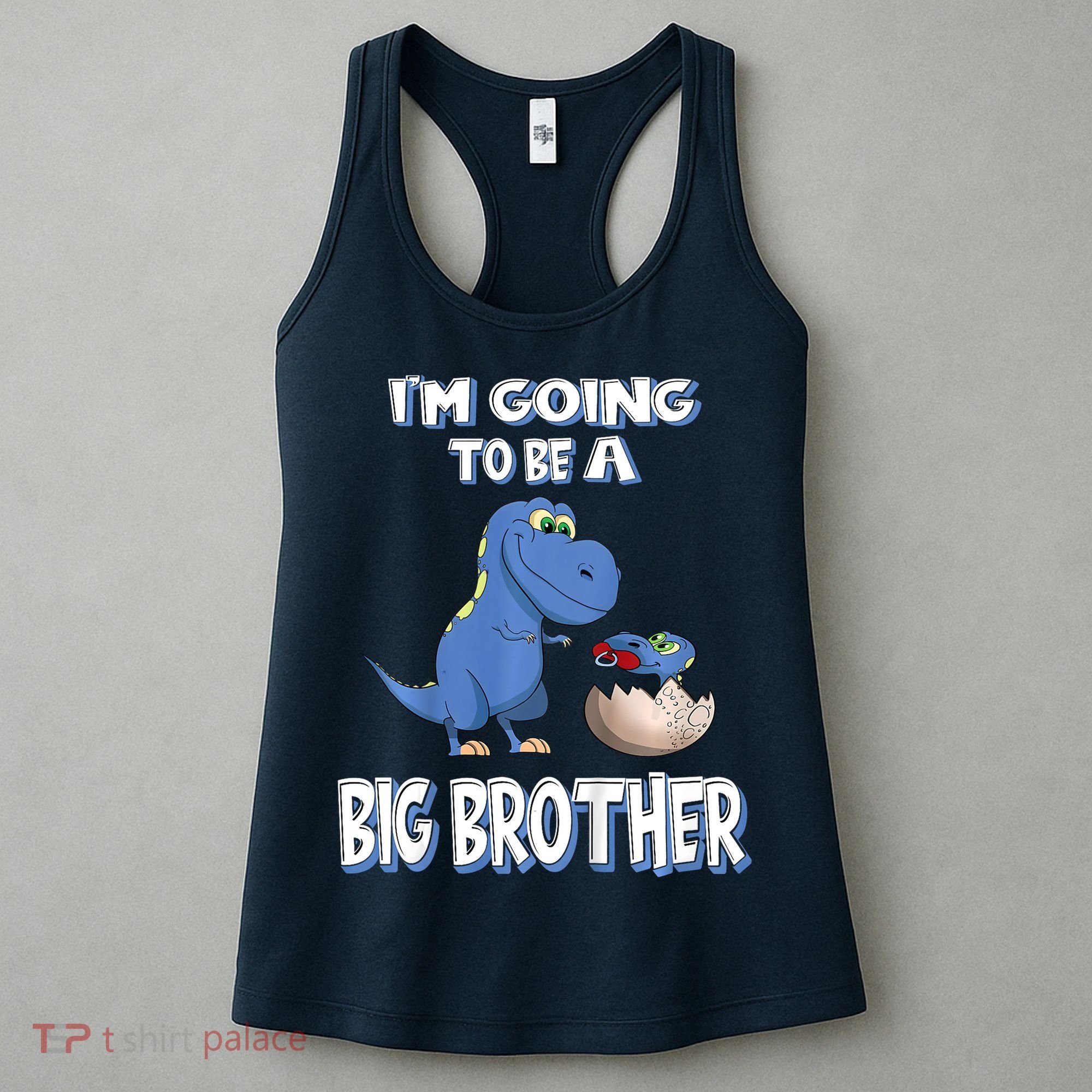 I'm Going To Be A Big Brother Dinosaur Women's Tank Top