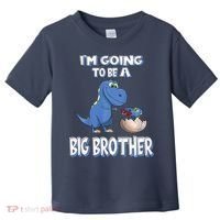 I'm Going To Be A Big Brother Dinosaur Toddler T-Shirt thumb 0