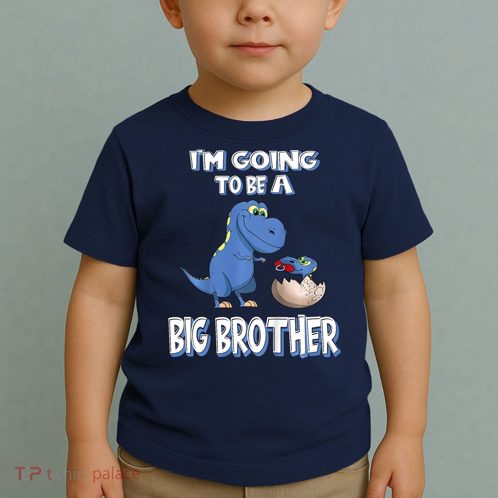 I'm Going To Be A Big Brother Dinosaur Toddler T-Shirt