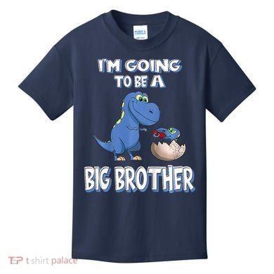 I'm Going To Be A Big Brother Dinosaur Kids T-Shirt