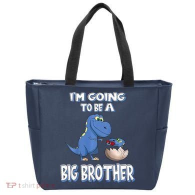 I'm Going To Be A Big Brother Dinosaur Tote Bag