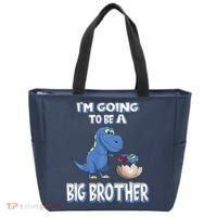 I'm Going To Be A Big Brother Dinosaur Tote Bag thumb 0