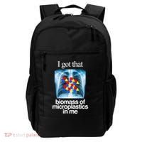 I Got That Biomass Of Microplastics In Me Backpack thumb 0