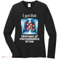 I Got That Biomass Of Microplastics In Me Women's Long Sleeve Shirt thumb 0