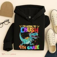 Im Going To Crush 4th Grade Back To School Gift Hoodie thumb 4