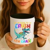 Im Going To Crush 4th Grade Back To School Gift Coffee Mug thumb 3