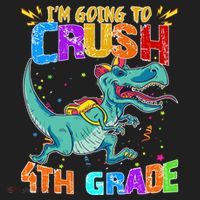 Im Going To Crush 4th Grade Back To School Gift Beanie thumb 2