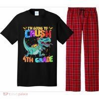 Im Going To Crush 4th Grade Back To School Gift Pajama Set thumb 0