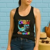 Im Going To Crush 4th Grade Back To School Gift Women's Tank Top thumb 2