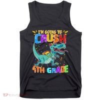 Im Going To Crush 4th Grade Back To School Gift Tank Top thumb 0