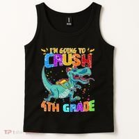 Im Going To Crush 4th Grade Back To School Gift Tank Top thumb 2