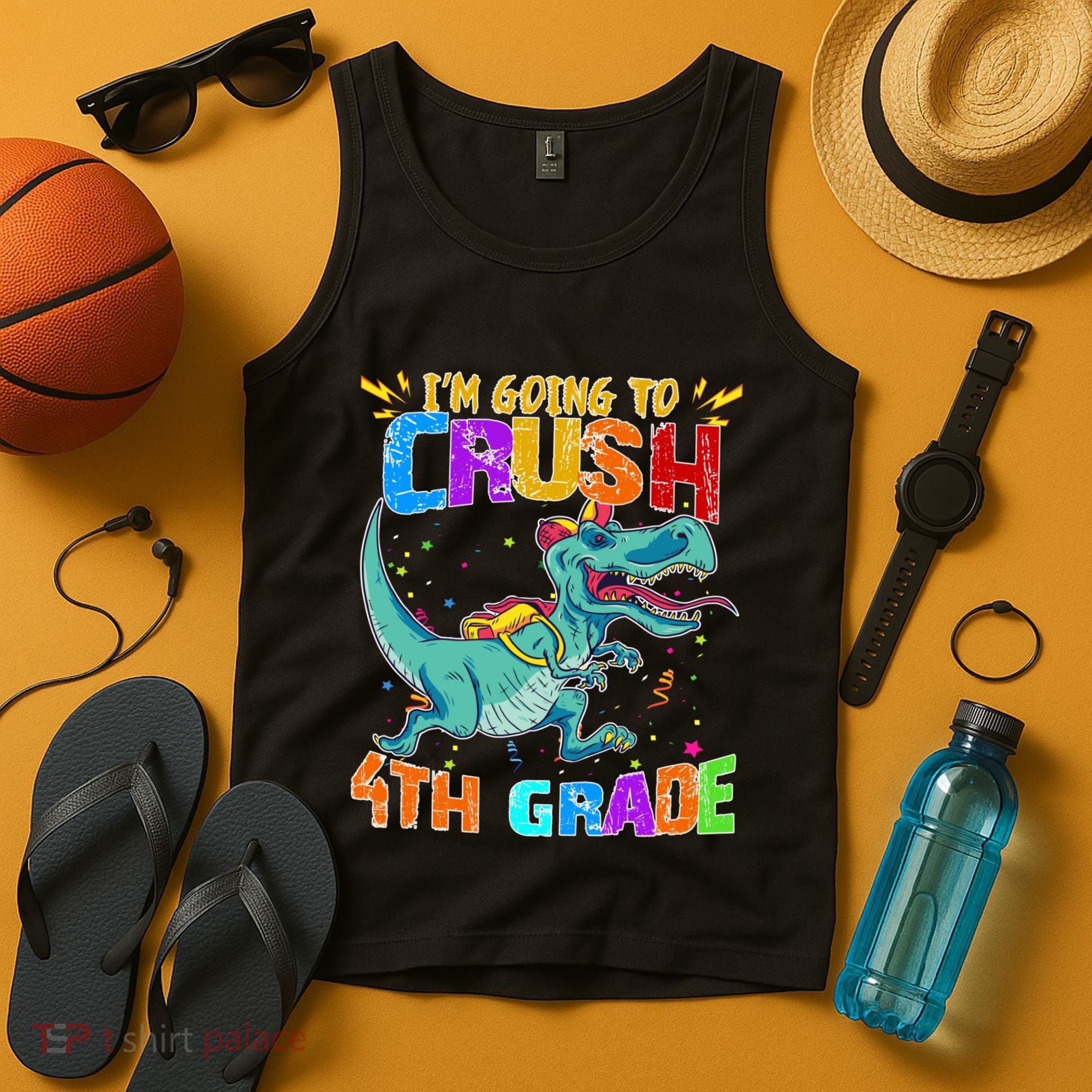 Im Going To Crush 4th Grade Back To School Gift Tank Top