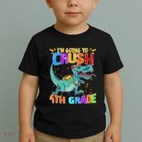 Im Going To Crush 4th Grade Back To School Gift Toddler T-Shirt thumb 2