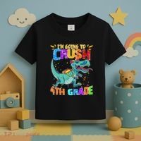 Im Going To Crush 4th Grade Back To School Gift Toddler T-Shirt thumb 3