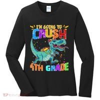 Im Going To Crush 4th Grade Back To School Gift Women's Long Sleeve Shirt thumb 0