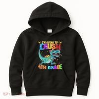 Im Going To Crush 4th Grade Back To School Gift Kids Hoodie thumb 0