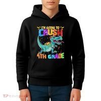 Im Going To Crush 4th Grade Back To School Gift Kids Hoodie thumb 4
