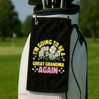 IM Going To Be A Great Grandma Again Golf Towel thumb 2