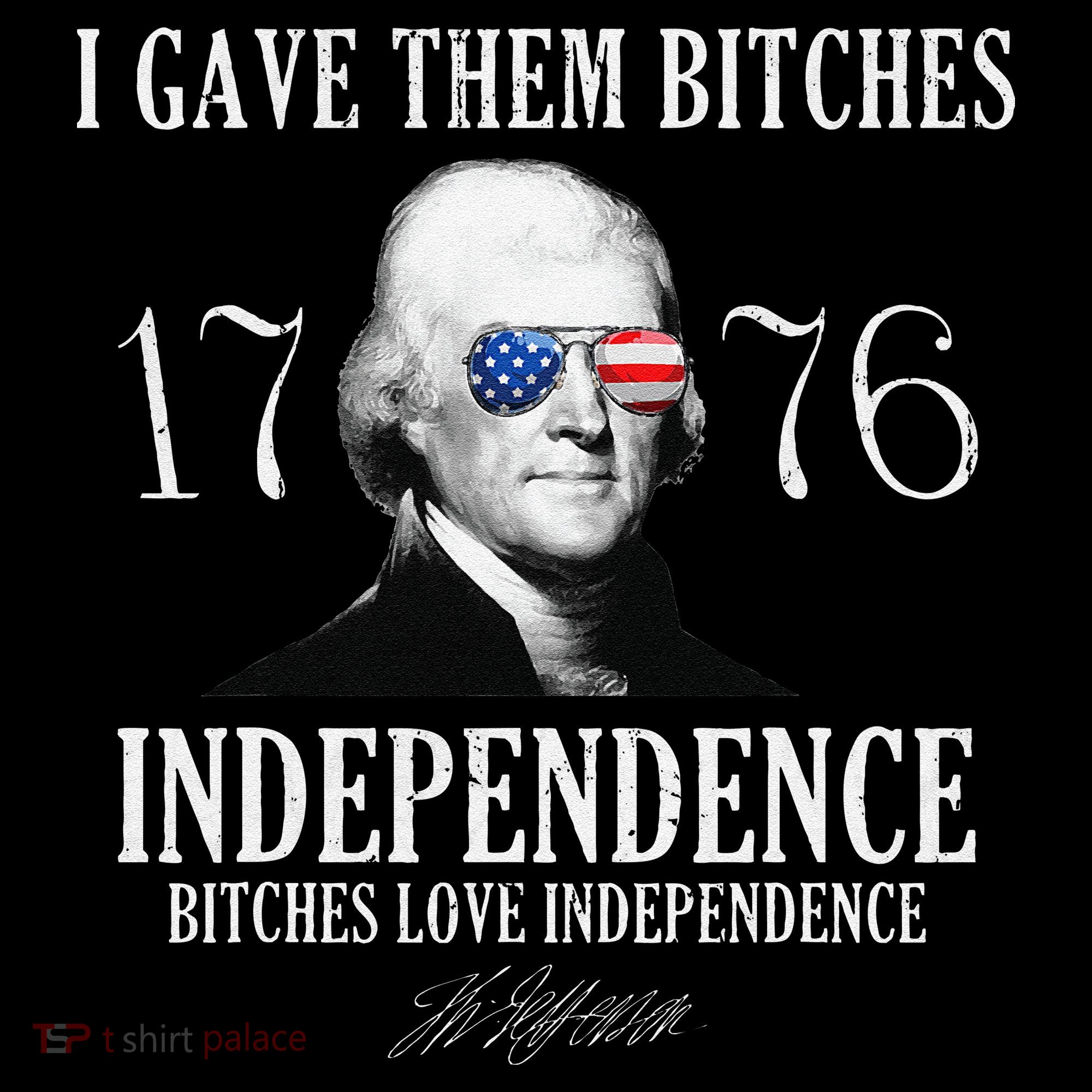 I Gave Them Bitches 1776 Independence Love Independence Women's Hoodie