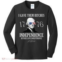 I Gave Them Bitches 1776 Independence Love Independence Kids Long Sleeve Shirt thumb 0