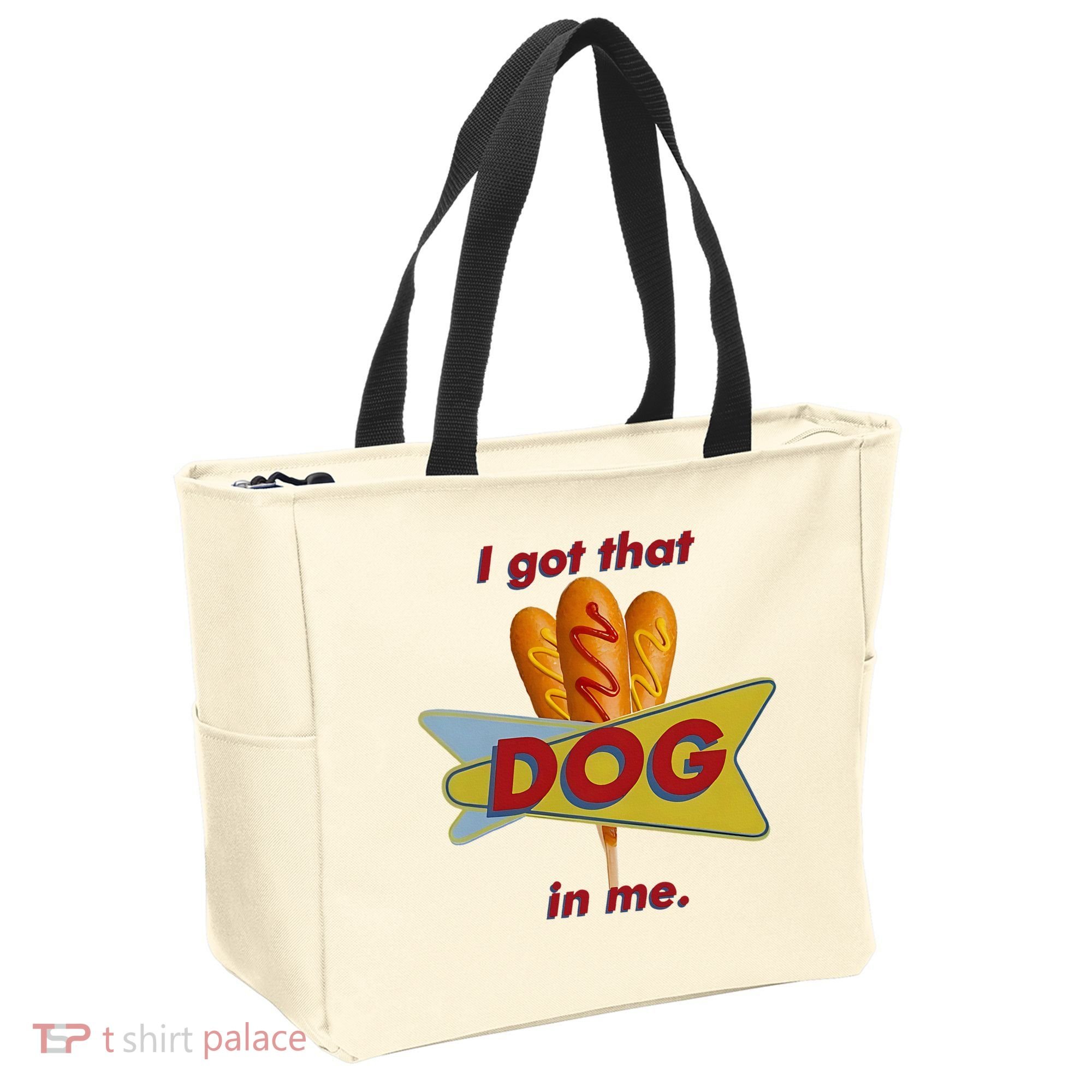 I Got That Corn Dog In Me Tote Bag