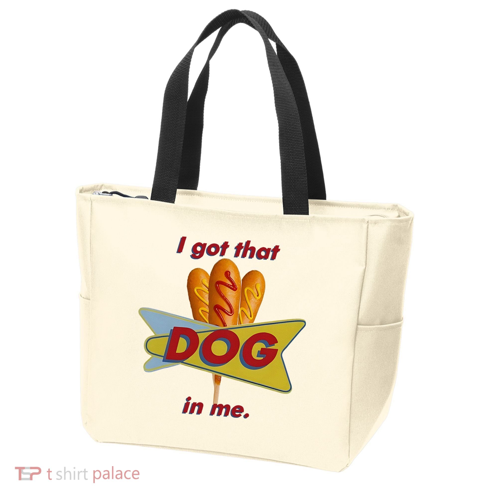 I Got That Corn Dog In Me Tote Bag