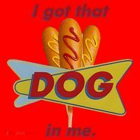 I Got That Corn Dog In Me Santa Hat thumb 1