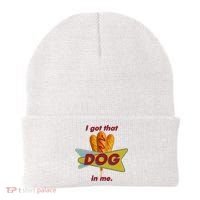 I Got That Corn Dog In Me Beanie thumb 0