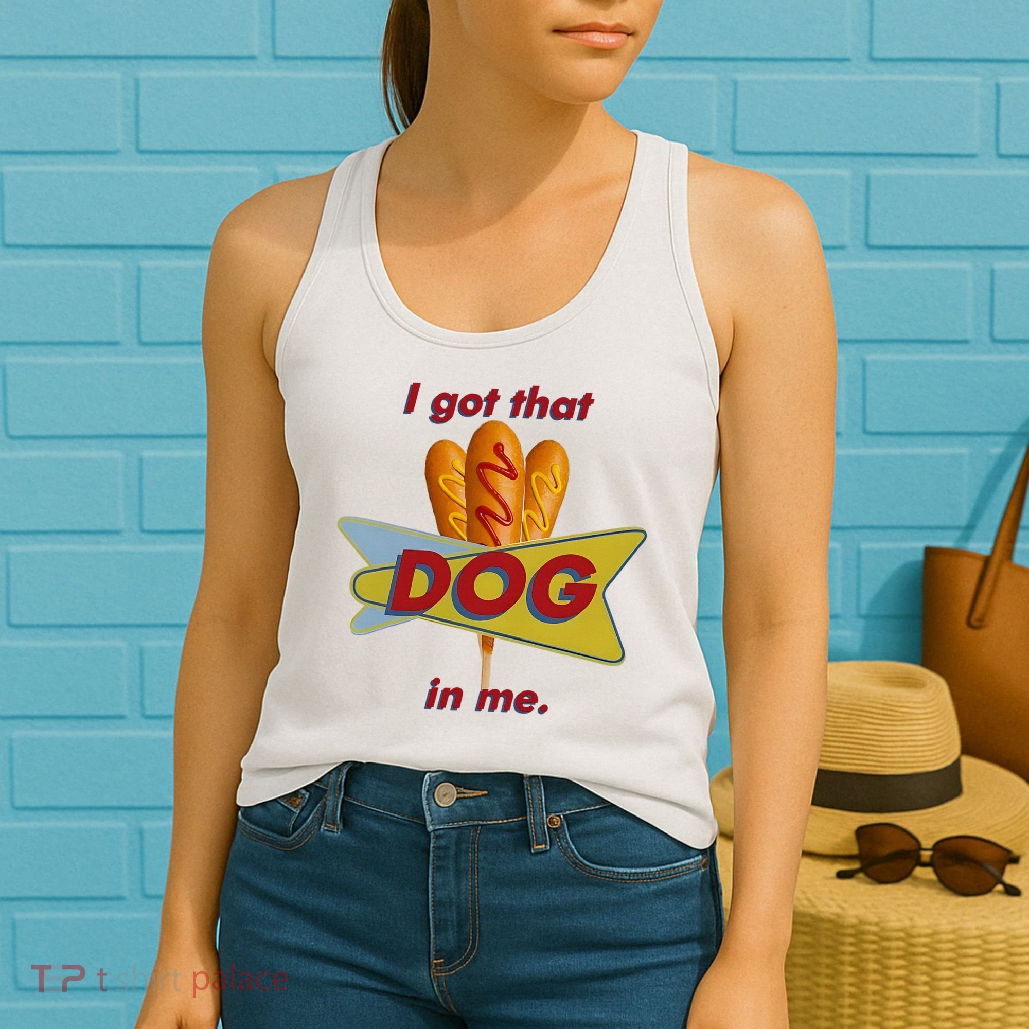 I Got That Corn Dog In Me Women's Tank Top