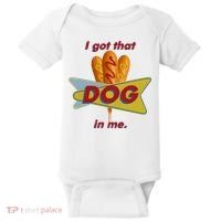 I Got That Corn Dog In Me Baby Bodysuit thumb 0