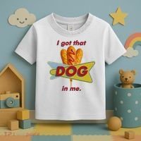 I Got That Corn Dog In Me Toddler T-Shirt thumb 3