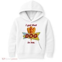 I Got That Corn Dog In Me Kids Hoodie thumb 0