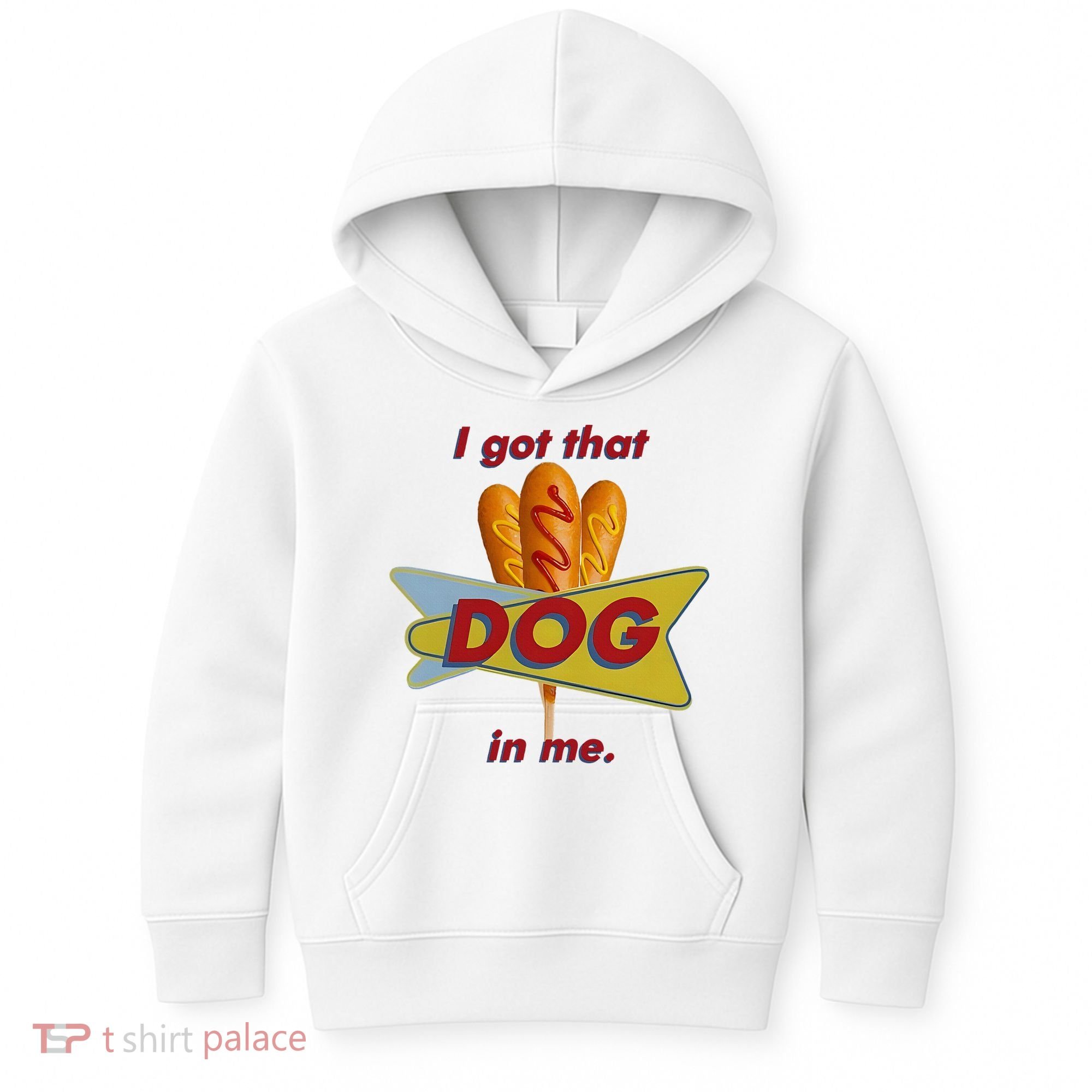I Got That Corn Dog In Me Kids Hoodie