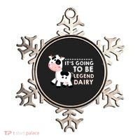 Its Going To Be Legendairy Funny Cow Ornament thumb 0