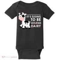 Its Going To Be Legendairy Funny Cow Baby Bodysuit thumb 0