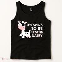 Its Going To Be Legendairy Funny Cow Tank Top thumb 2