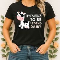 Its Going To Be Legendairy Funny Cow Women's T-Shirt thumb 2