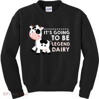 Its Going To Be Legendairy Funny Cow Kids Sweatshirt thumb 0