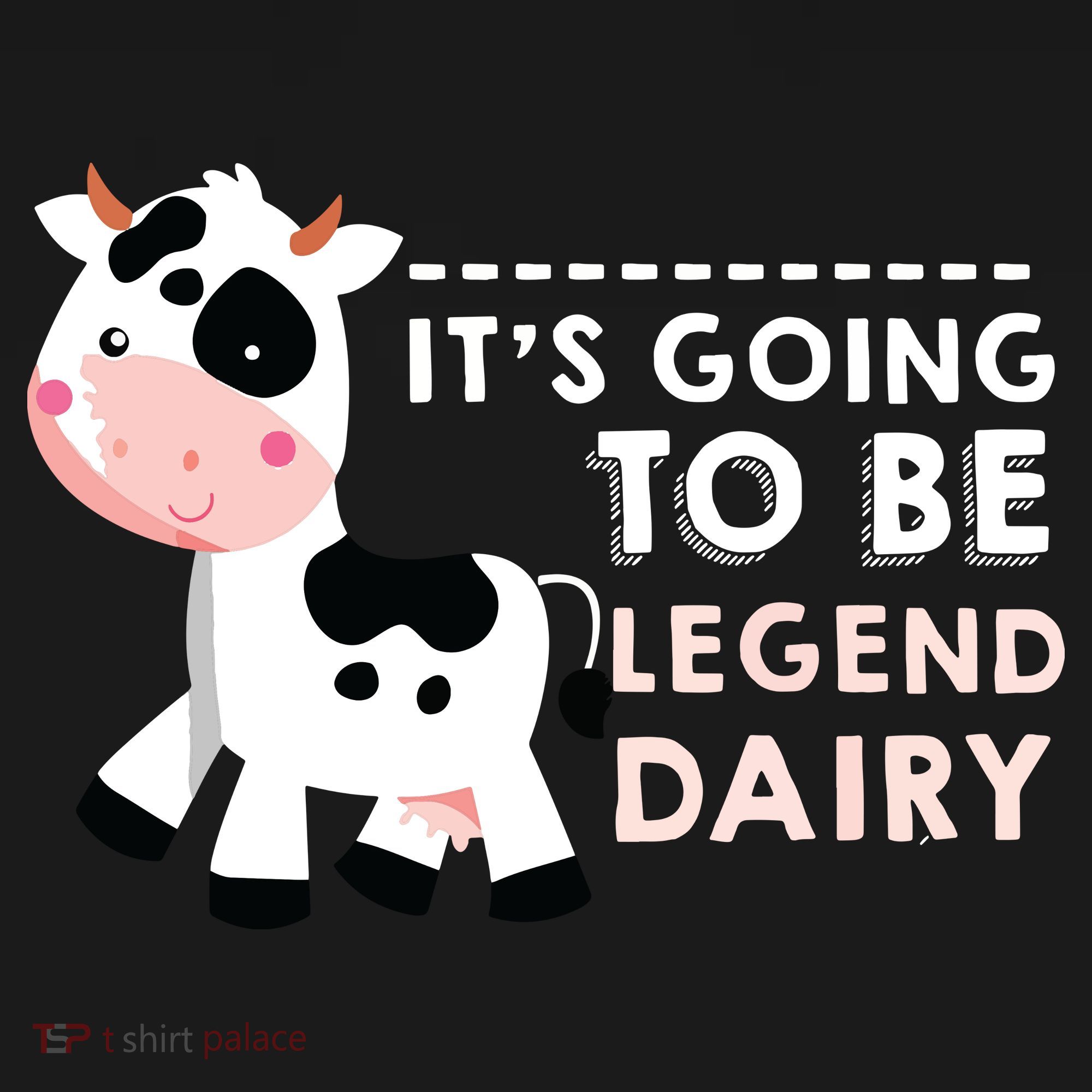 Its Going To Be Legendairy Funny Cow Kids Sweatshirt
