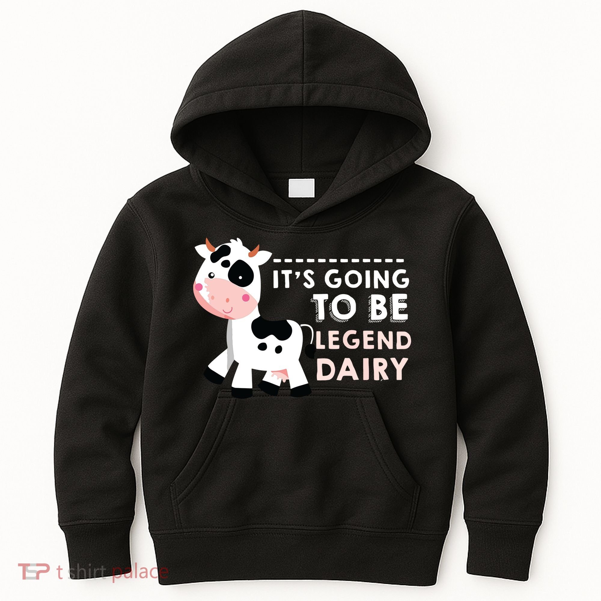 Its Going To Be Legendairy Funny Cow Kids Hoodie
