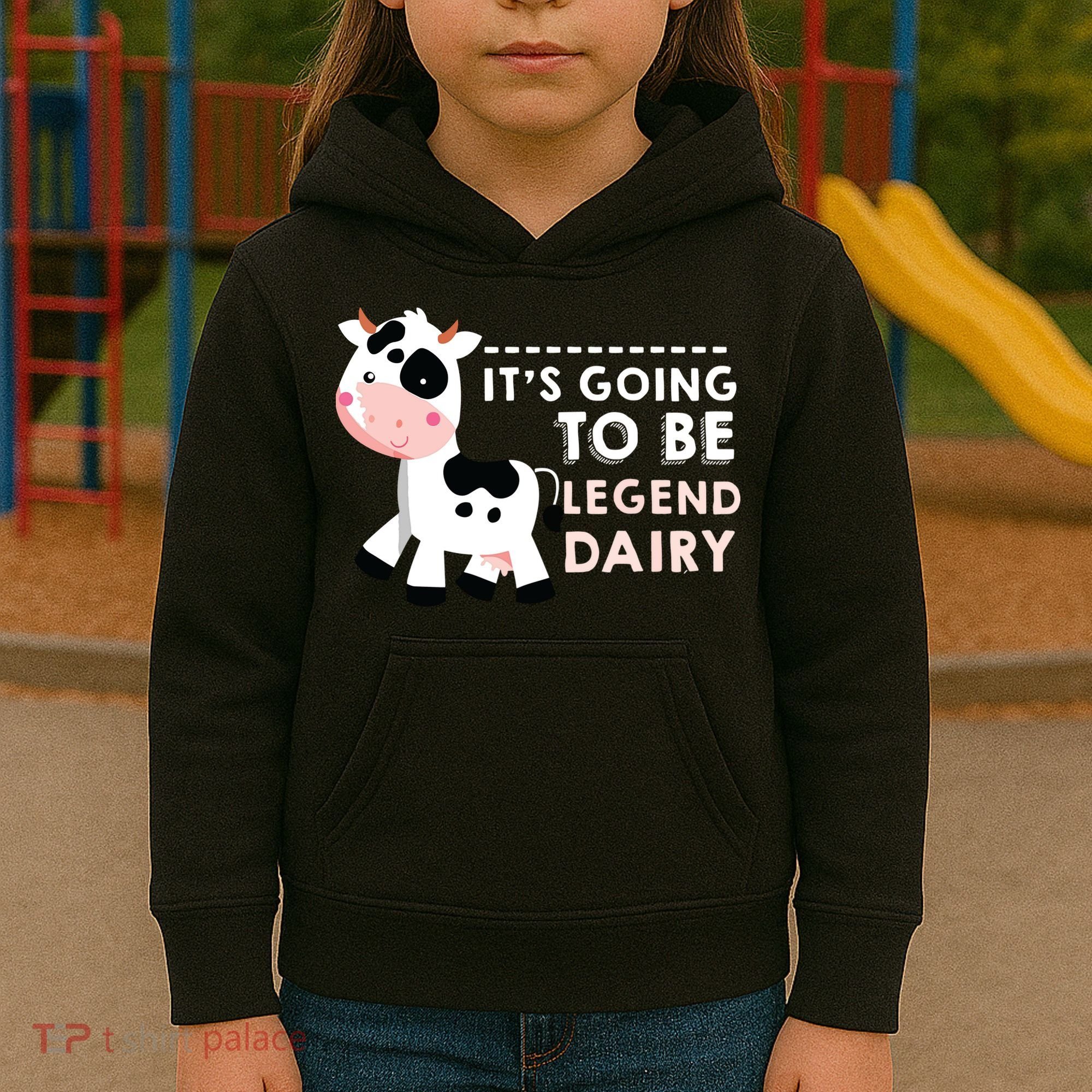 Its Going To Be Legendairy Funny Cow Kids Hoodie