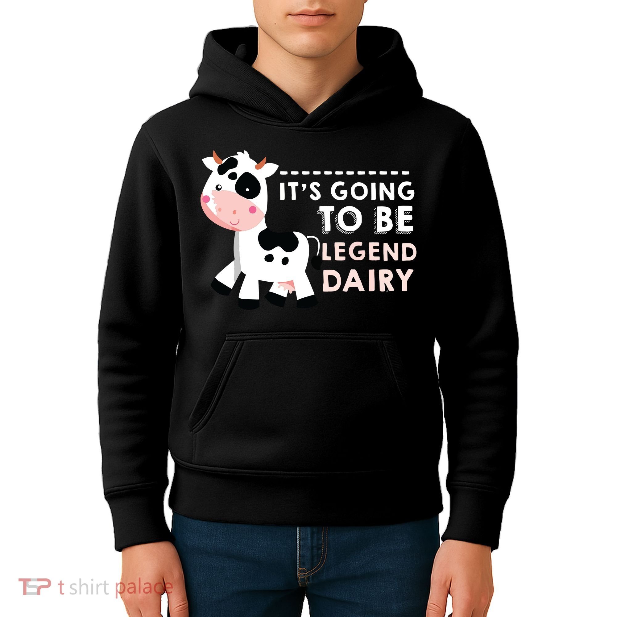 Its Going To Be Legendairy Funny Cow Kids Hoodie