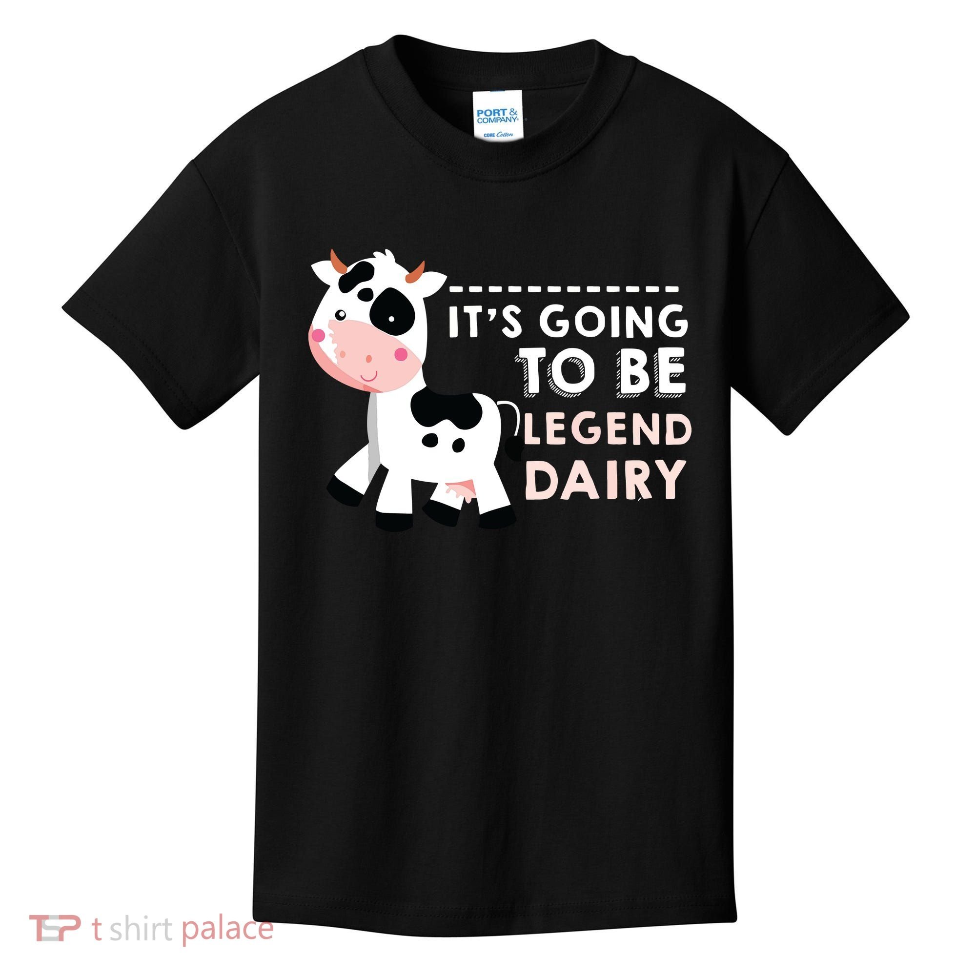 Its Going To Be Legendairy Funny Cow Kids T-Shirt