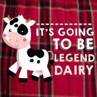 Its Going To Be Legendairy Funny Cow Men's Flannel Plaid Pajama Pants thumb 2