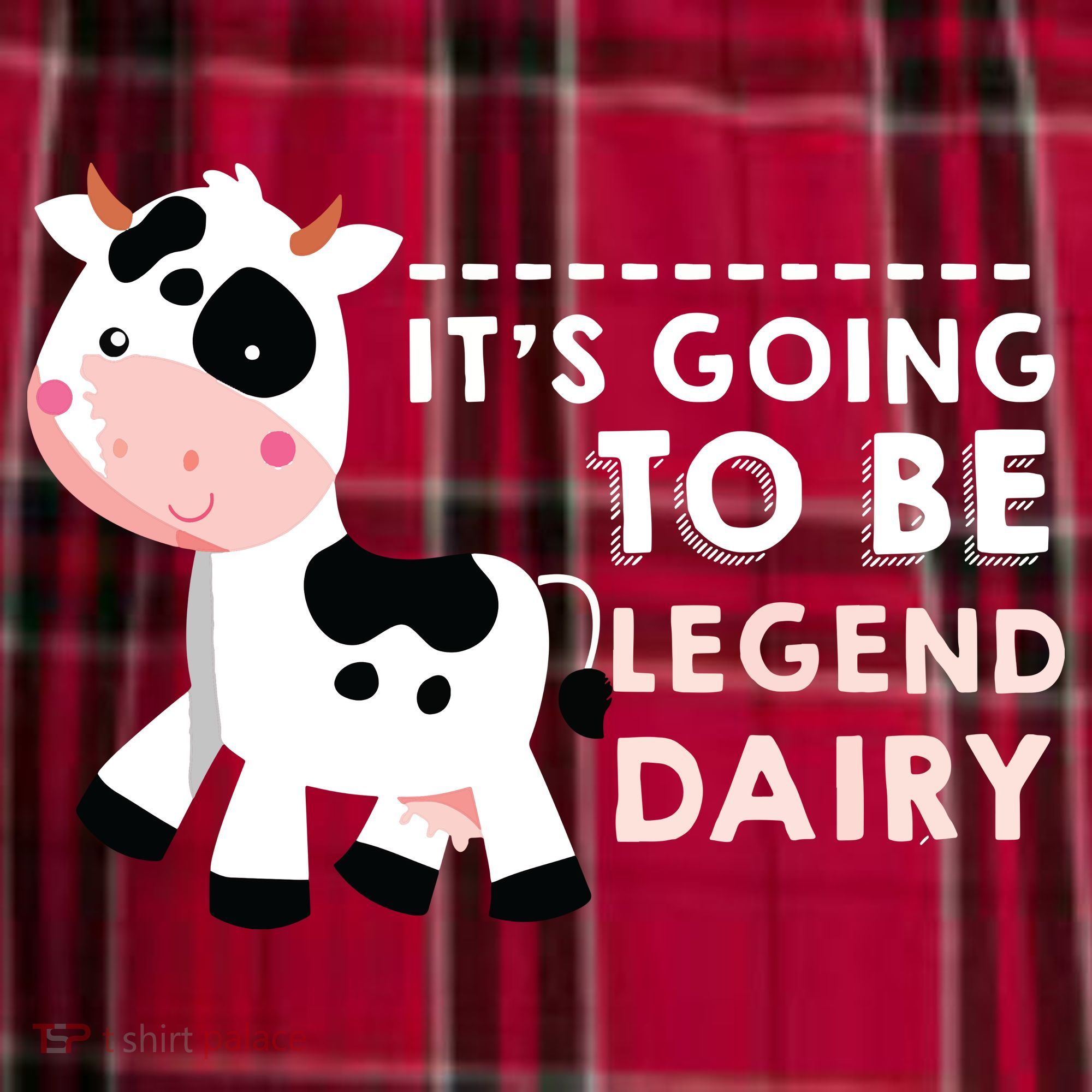 Its Going To Be Legendairy Funny Cow Men's Flannel Plaid Pajama Pants