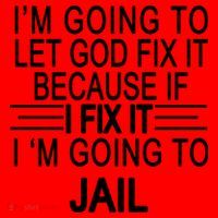 I'm Going To Let God Fix It Funny Quote Santa Hat thumb 1