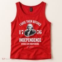 I Gave Them Bitches 1776 Independence Funny Bitches Love Independence Tank Top thumb 2
