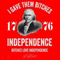I Gave Them Bitches 1776 Independence Funny Bitches Love Independence Visor thumb 3