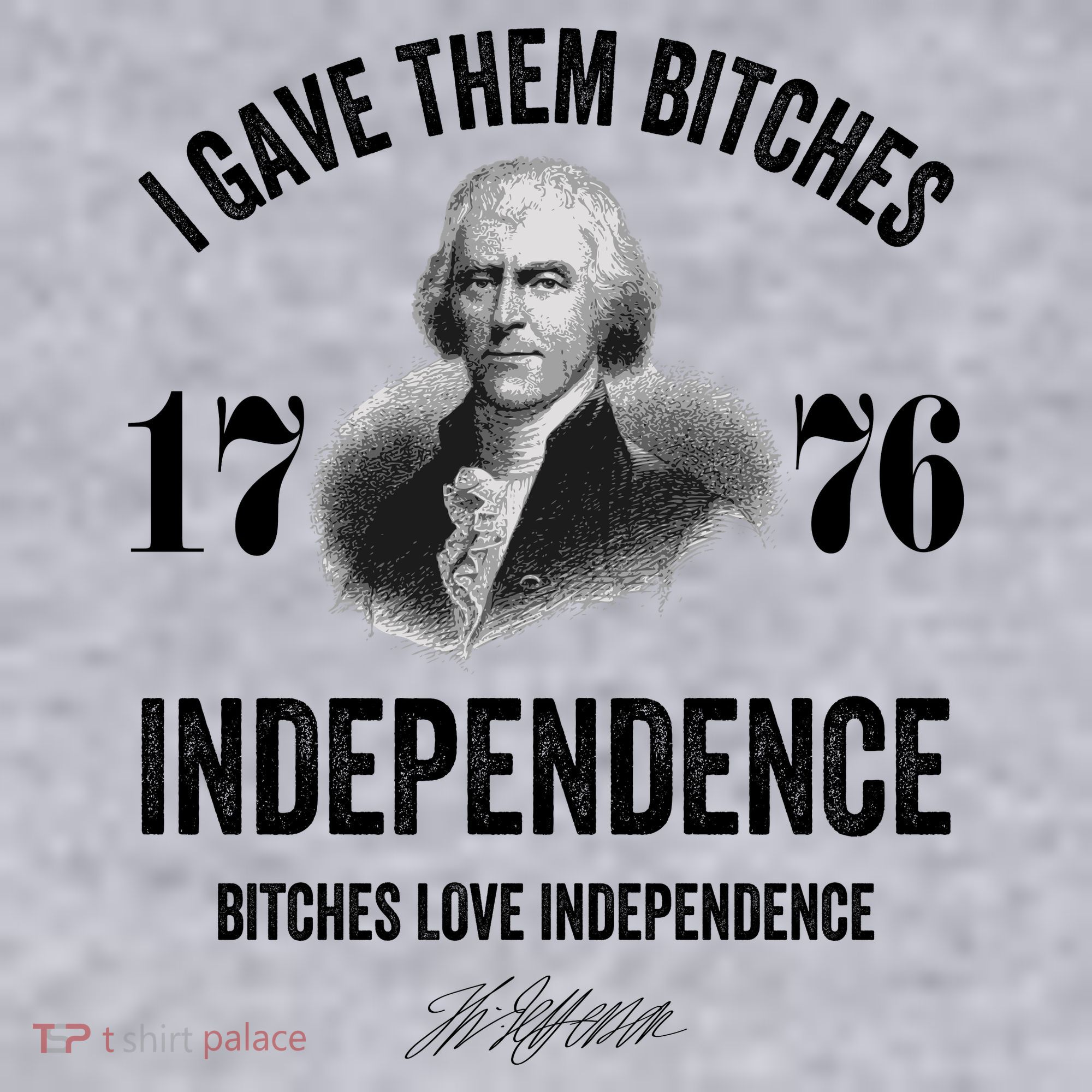I Gave Them Bitches 1776 Independence Funny Bitches Love Independence Women's Sweatshirt