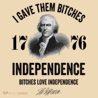 I Gave Them Bitches 1776 Independence Funny Bitches Love Independence Tote Bag thumb 4